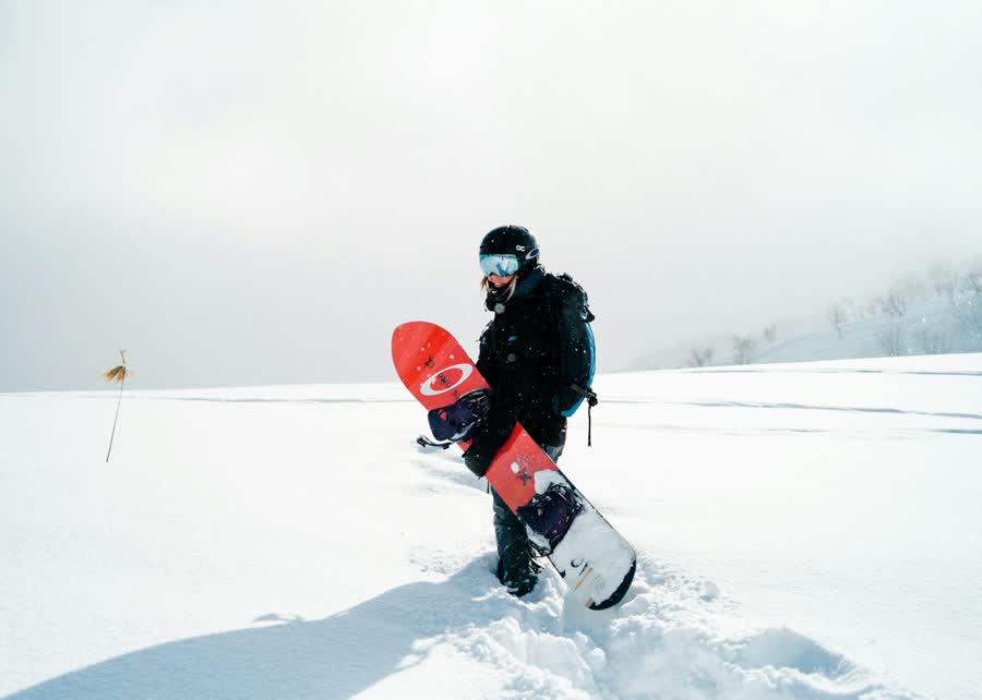 Powder snow in Niseko